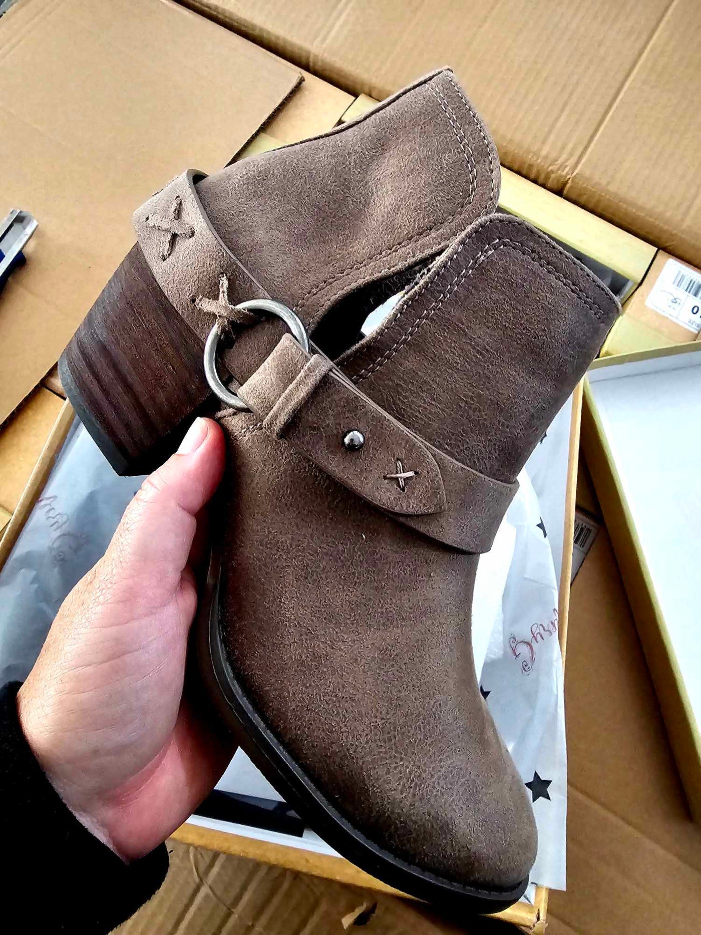 Taupe Fall Bootie