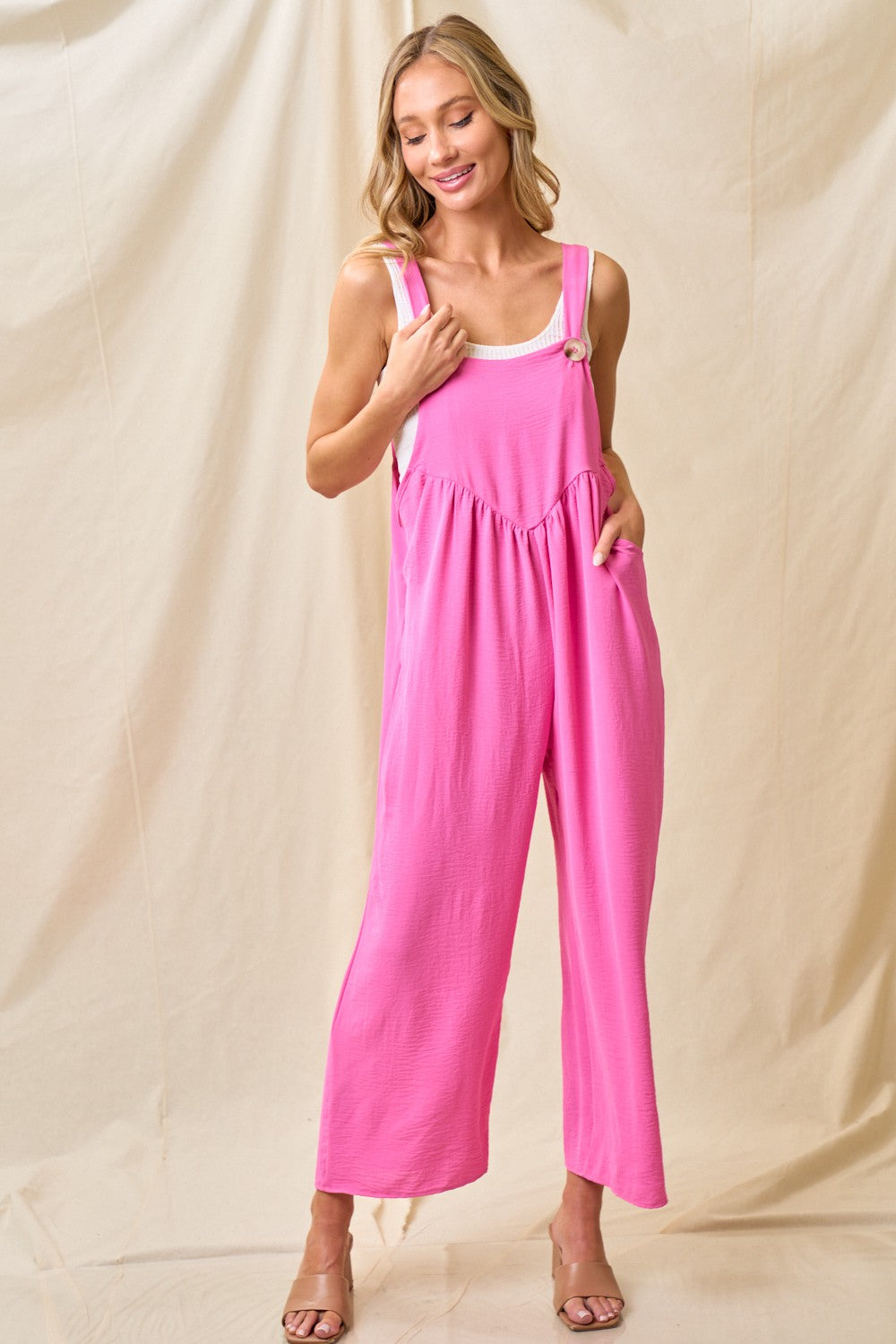 Pink Jumpsuit - Available in Curvy