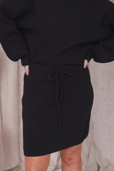 Black Sweater Skirt