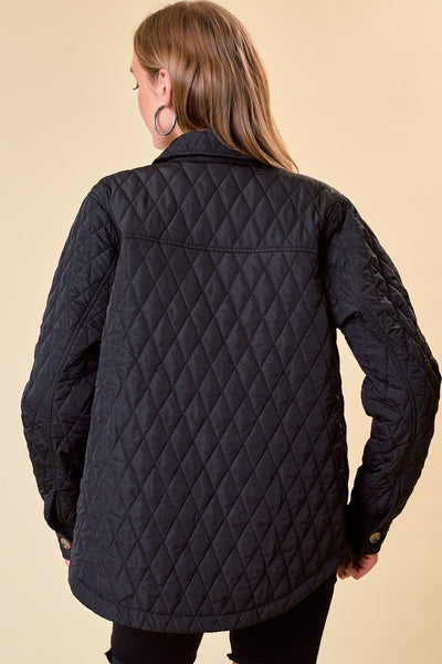 Quilted Shirt Jacket