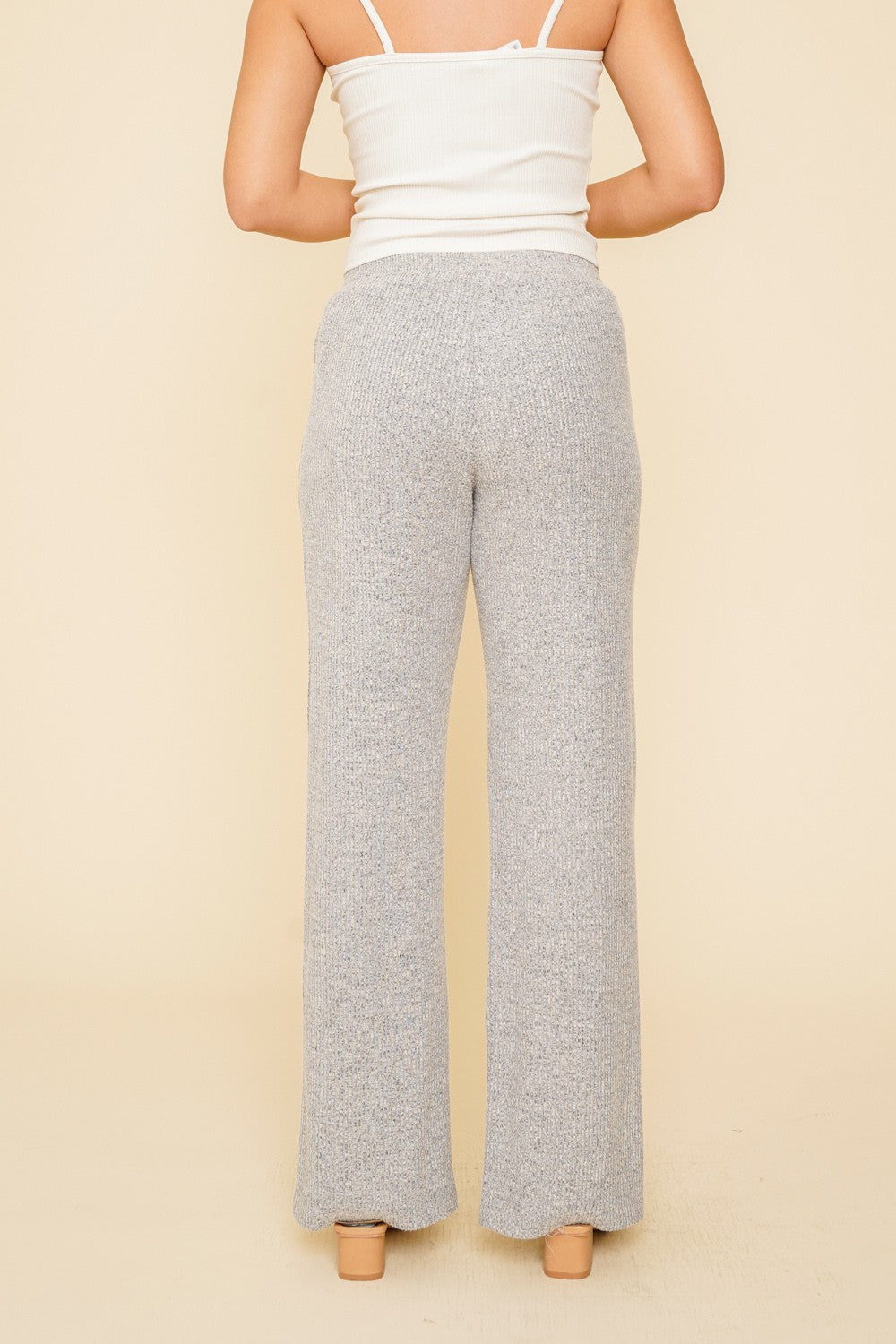 Pearl Button Rib Lounge Pants