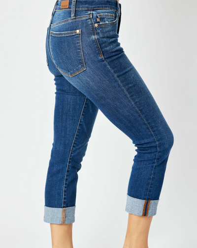 Judy Blue Midrise Skinny Fit Capri