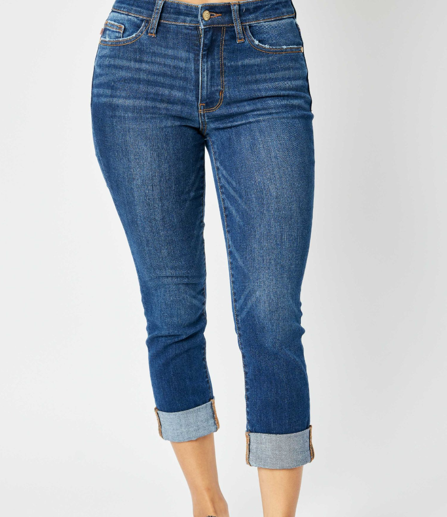 Judy Blue Midrise Skinny Fit Capri