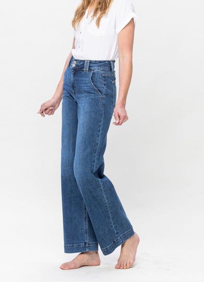 Judy Blue Highwaist Double Double Wide Leg