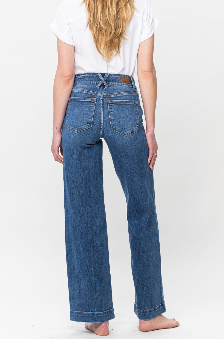 Judy Blue Highwaist Double Double Wide Leg