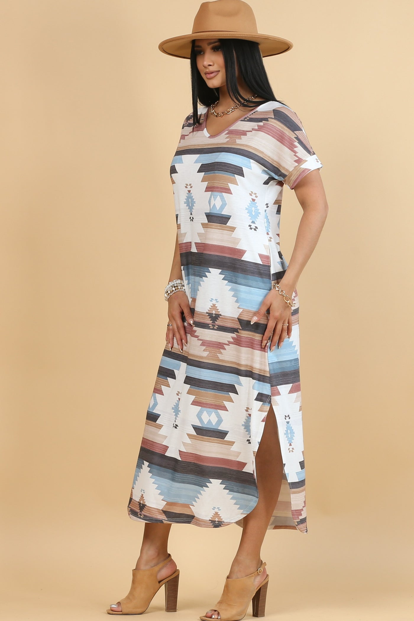 Aztec Maxi Dress