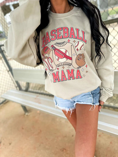 Baseball Mama Essentials Crewneck