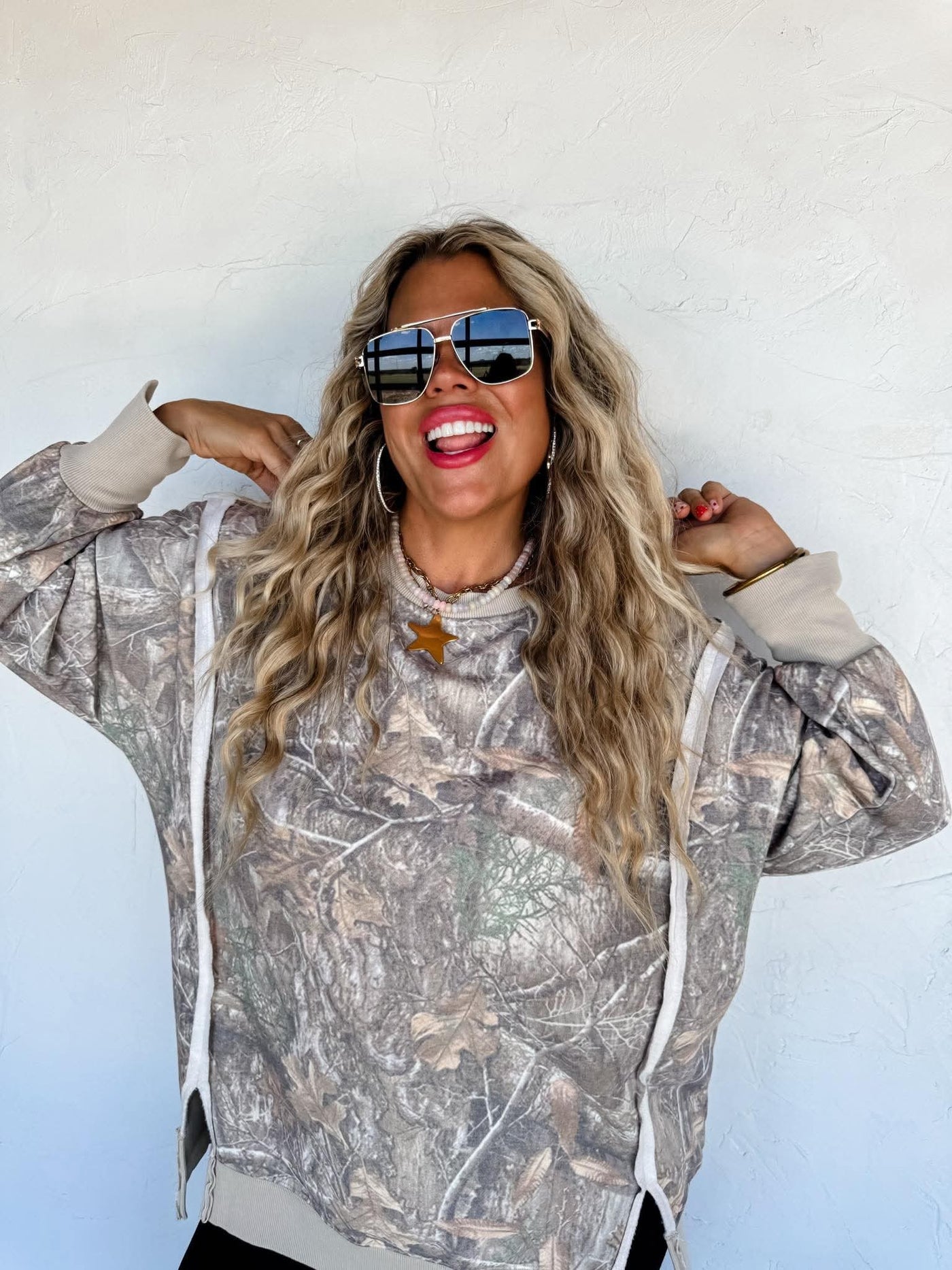 Camo Easy Does It Pullover