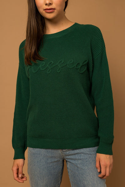 Blessed Sweater - Green