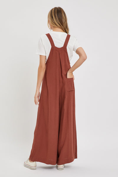 Brick Overall Jumpsuit