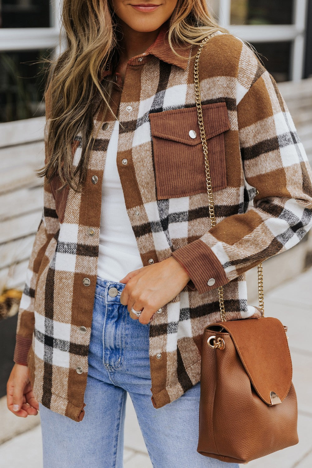 Rusty Plaid Shacket