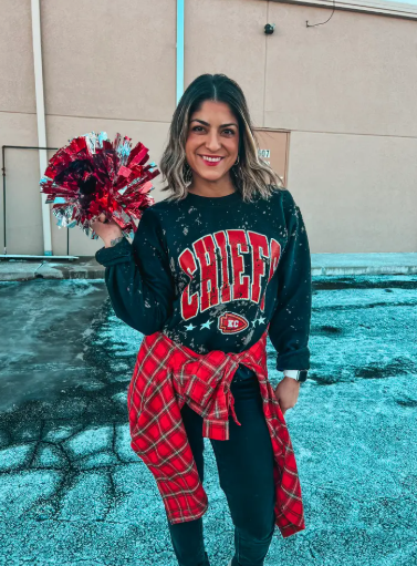 Chiefs Splatter Sweatshirt