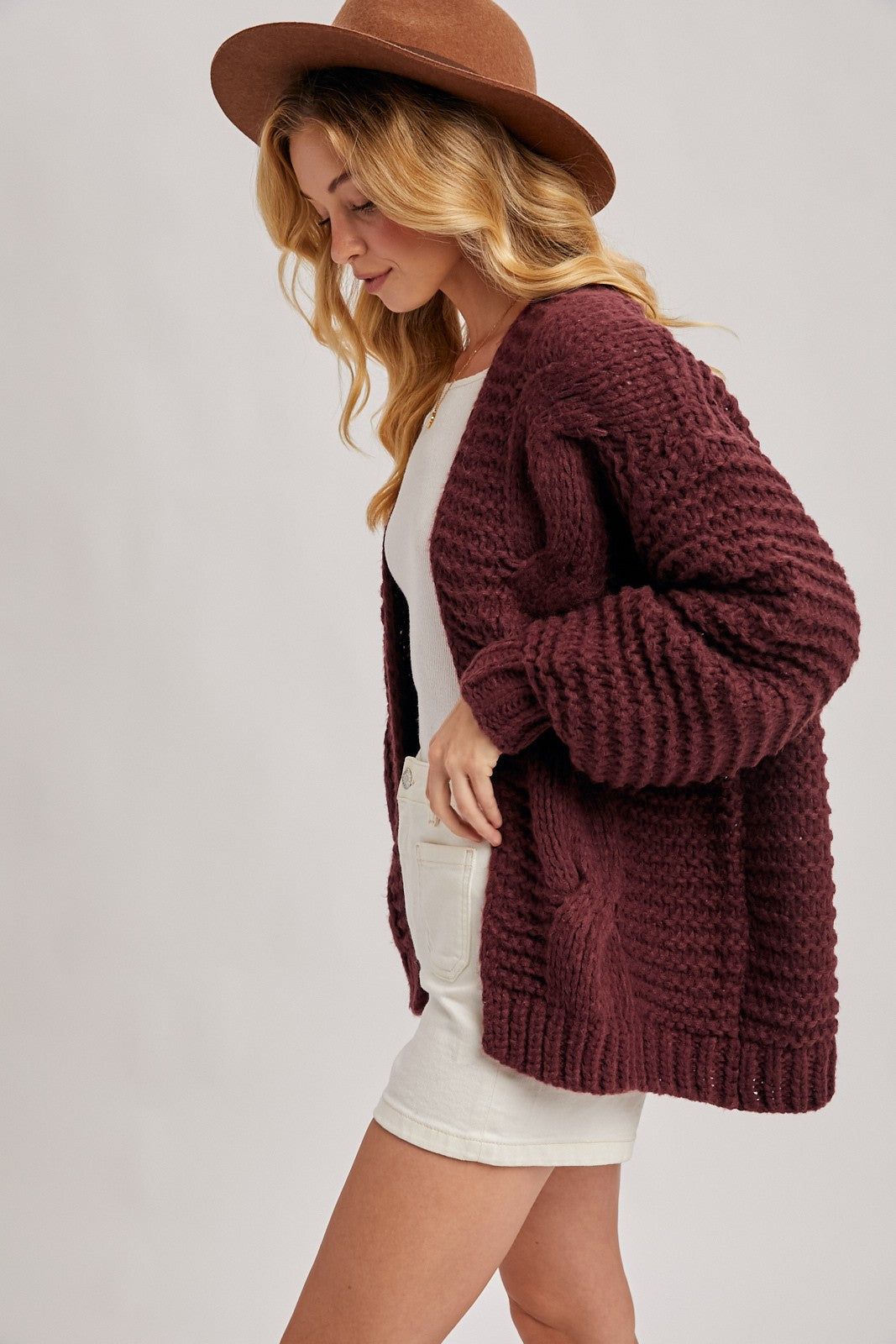 Chunky Cable Cardigan