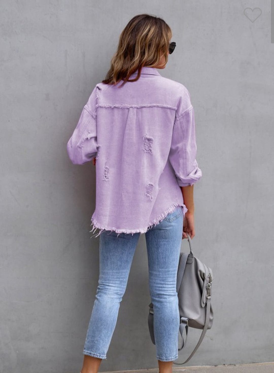 Distressed Denim Jacket