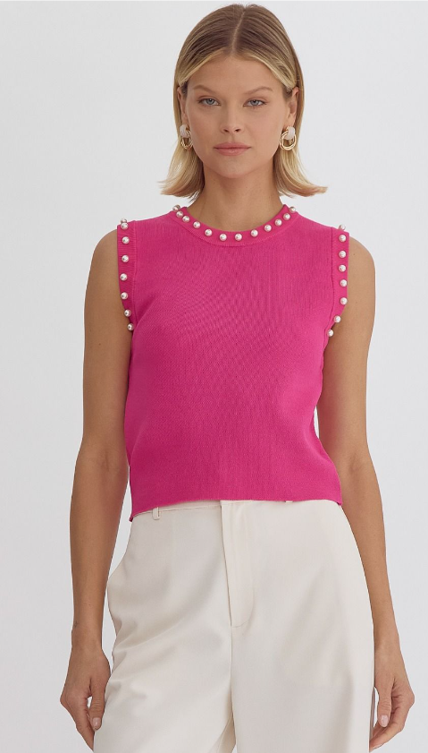 Pearl Round Neck Tank