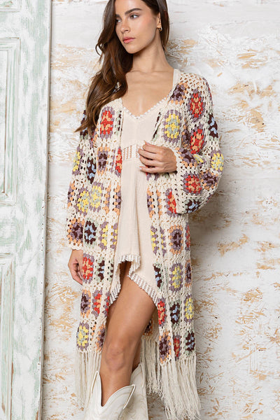 Floral Patchwork Cardigan