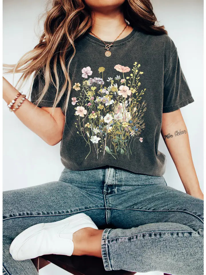 Boho Wildflowers T-Shirt