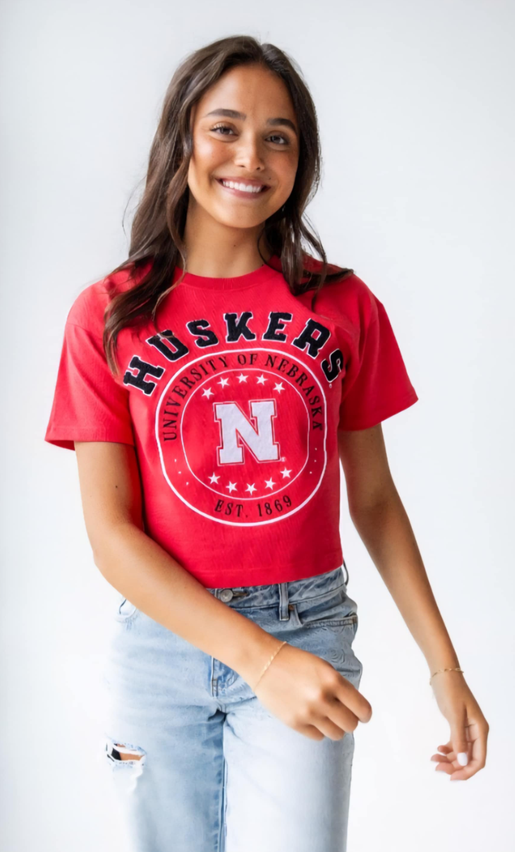 Husker Midi Red Top