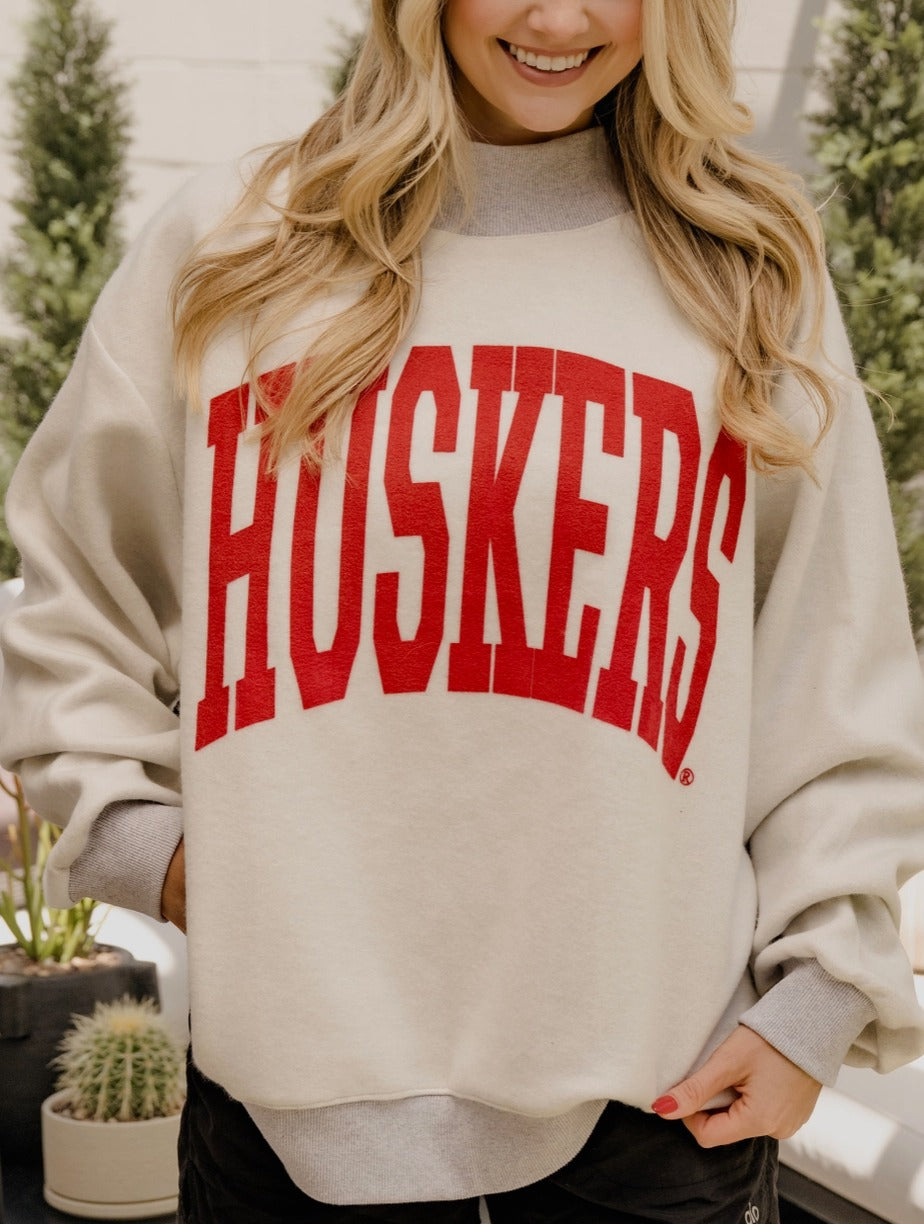 Nebraska Huskers Reversible Mock Neck