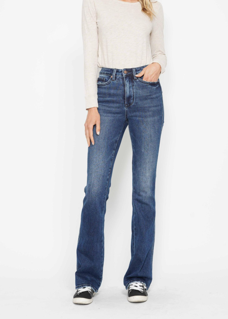 Judy Blue Tummy Control Embroidered Bootcut