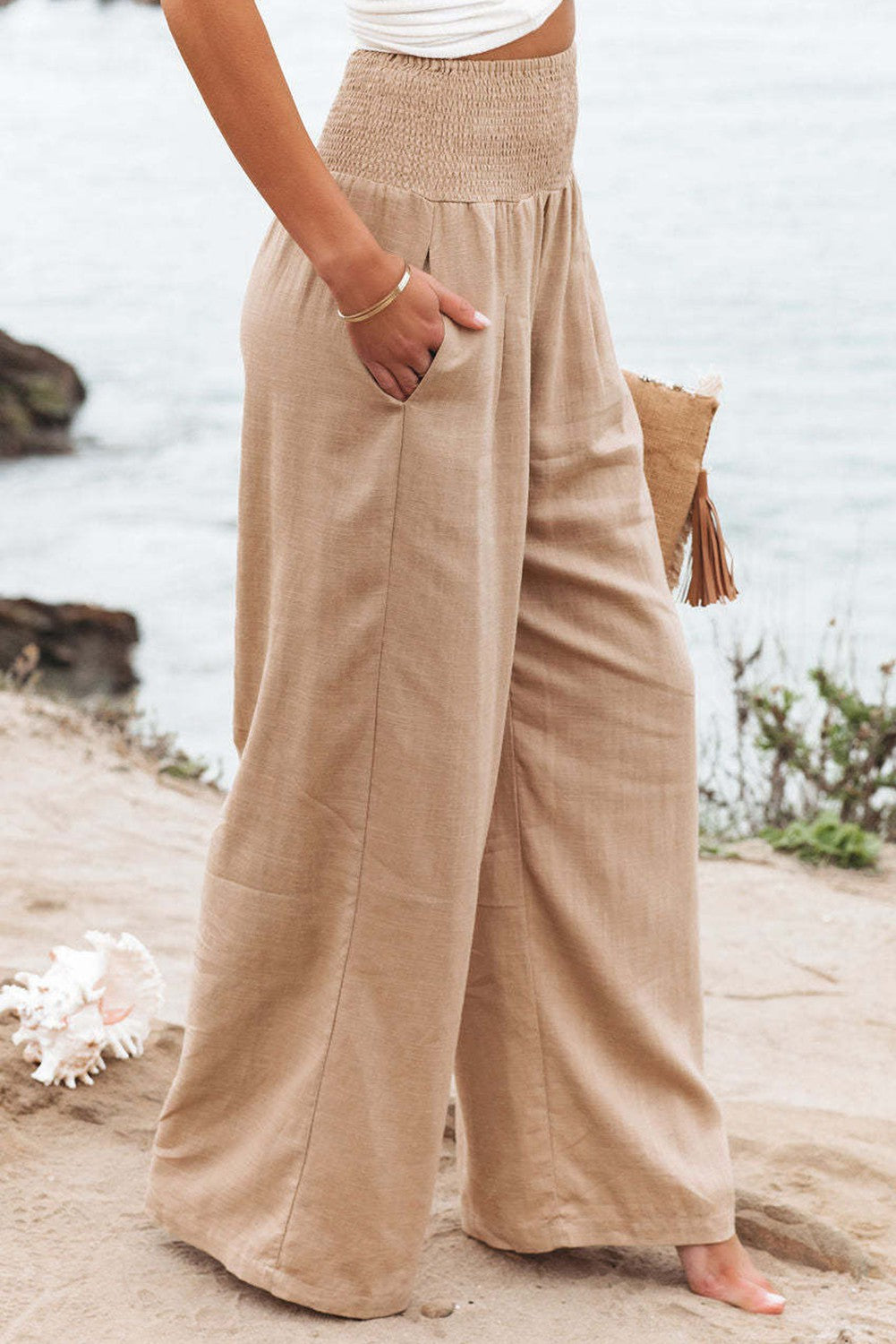 Linen Wide Leg Pants