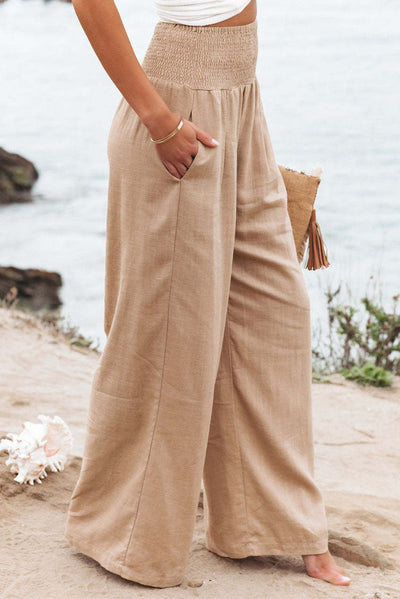 Linen Wide Leg Pants