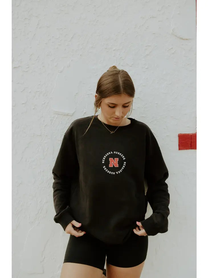 Nebraska Embroidered Sweatshirt