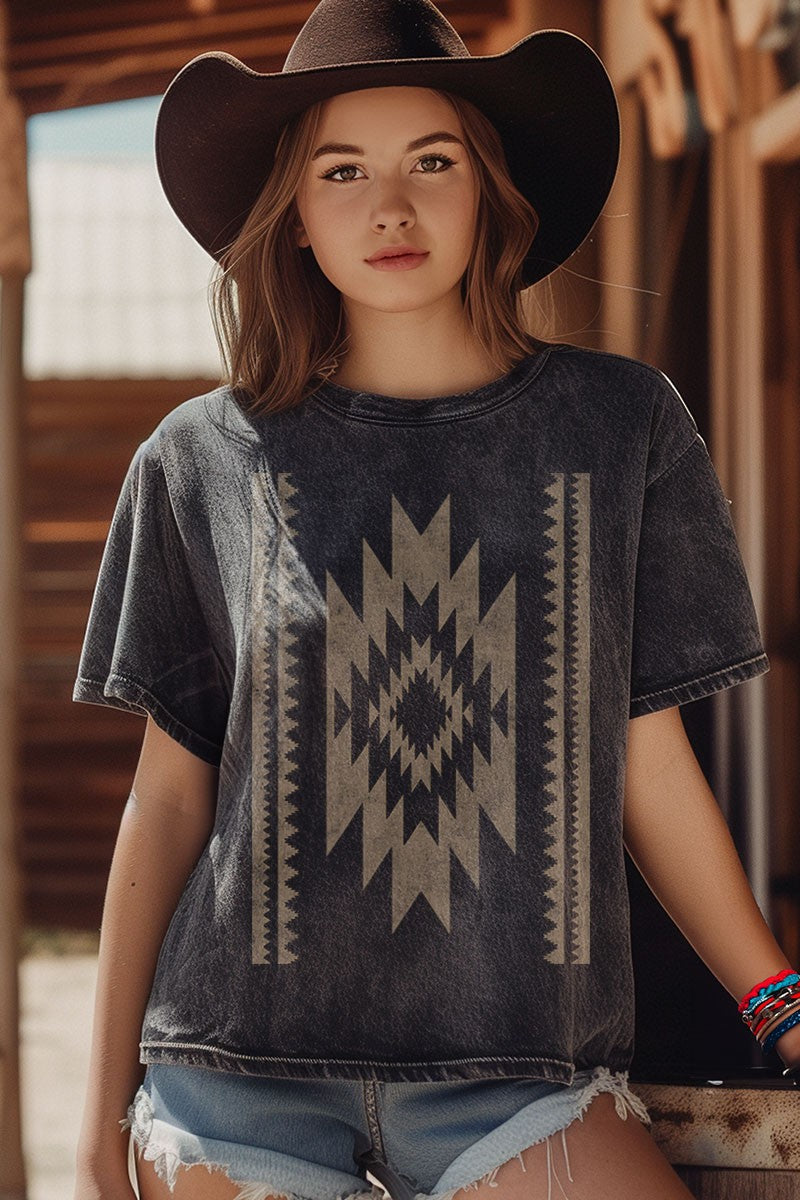 Navajo Graphic T Taupe