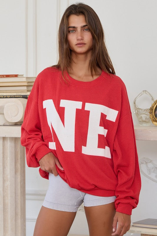 NE Ribbed Long Sleeve