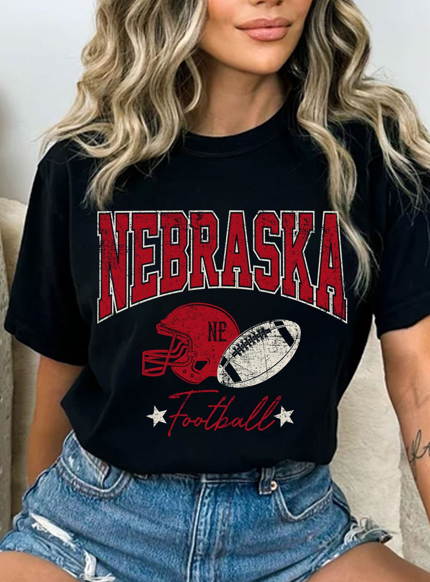 Nebraska Football Graphic T