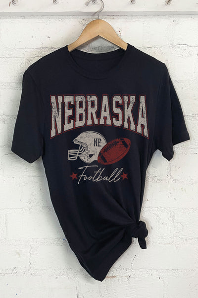 Nebraska Football T-Shirt -Black