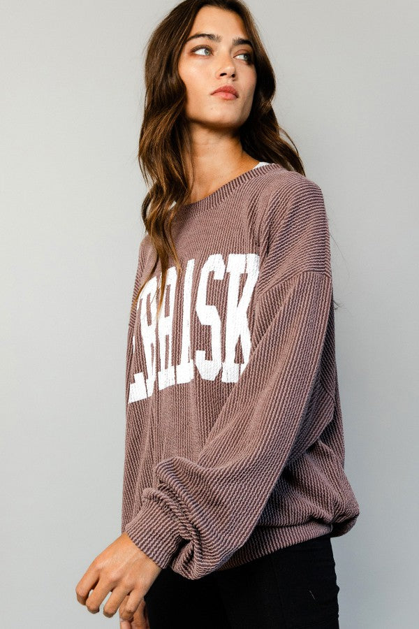 Nebraska Ribbed Pullover