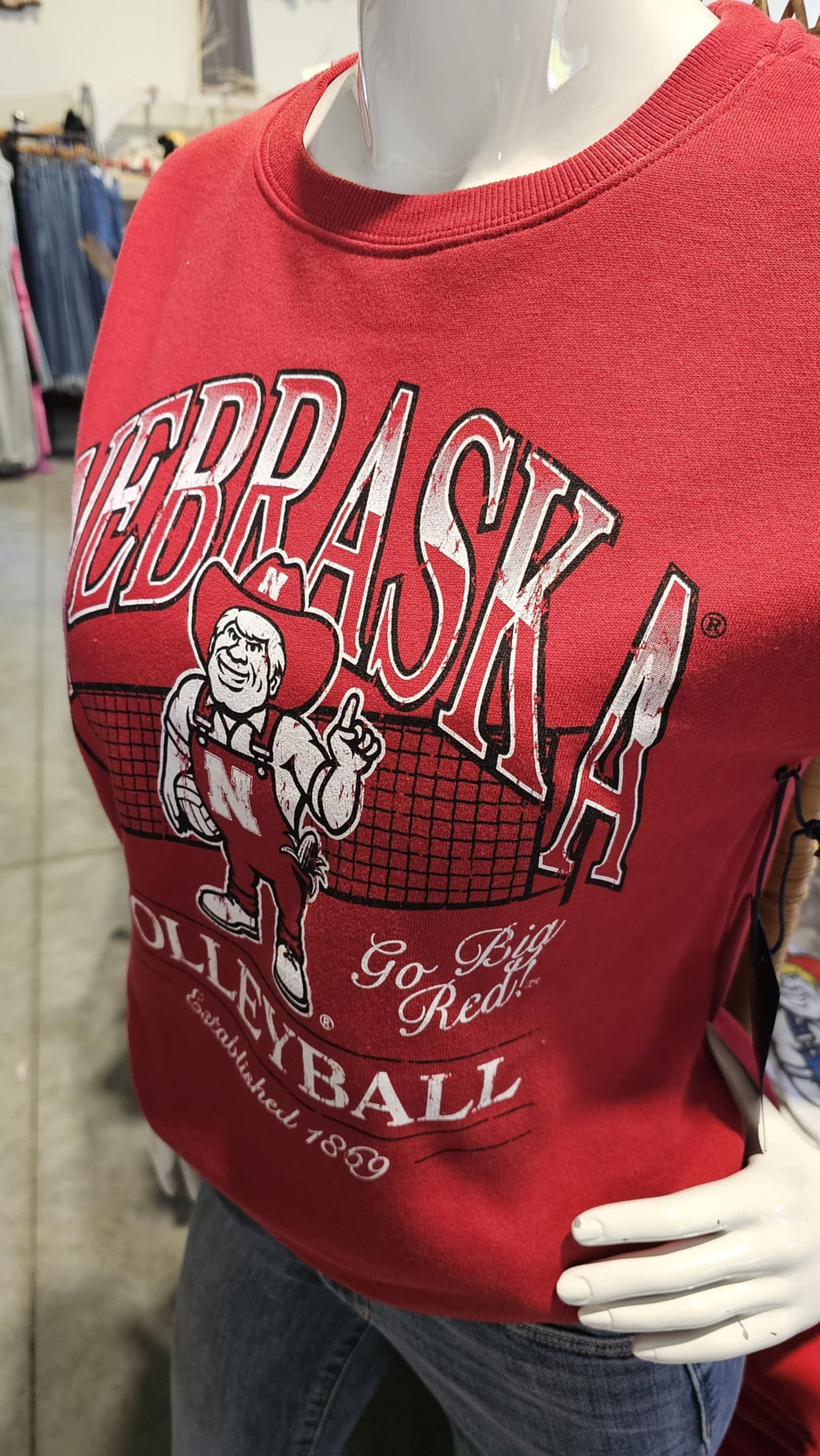 Nebraska Volleyball Crewneck