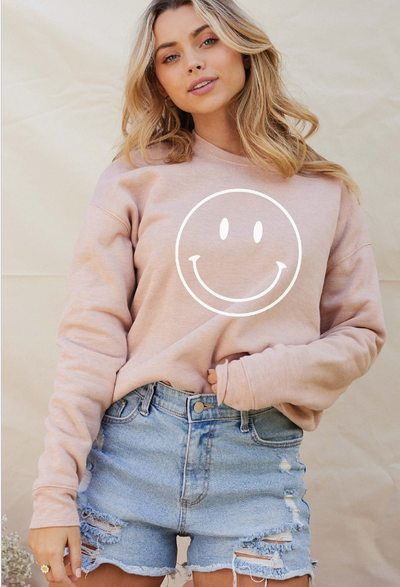 Oat Collective Smiley Sweatshirt