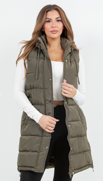 Puffer Long Vest