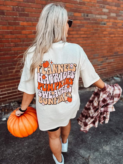 Pumpkin Fall Graphic T