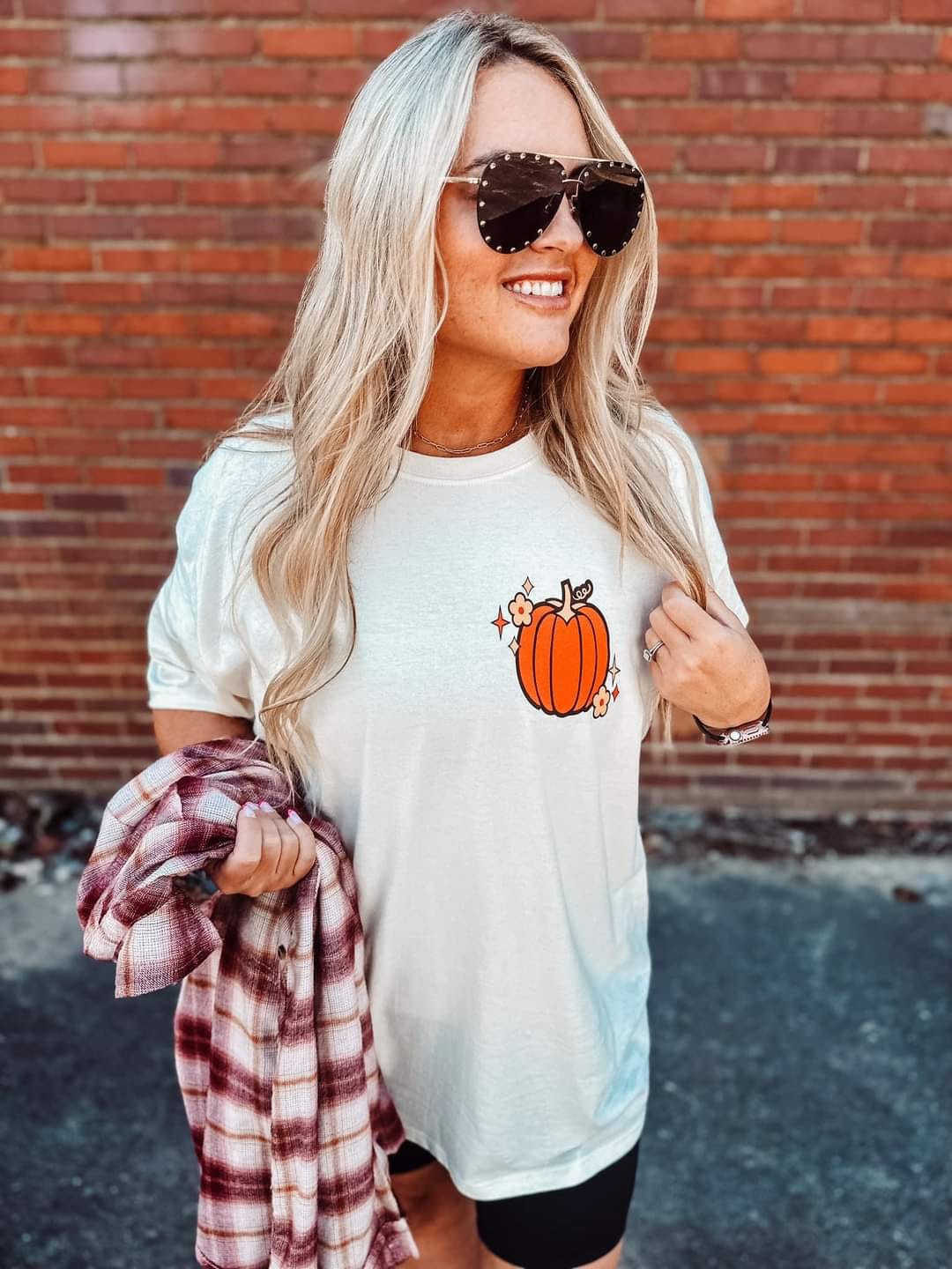 Pumpkin Fall Graphic T