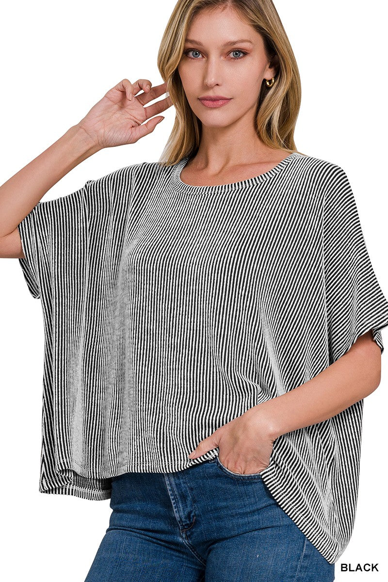 Zenana Ribbed Top