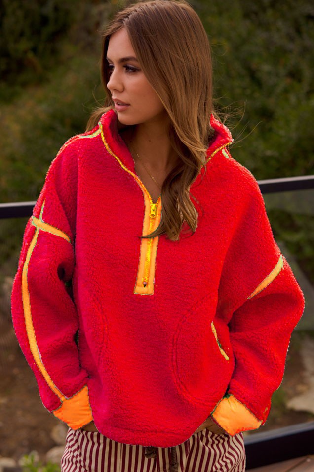 Red & Yellow Fleece