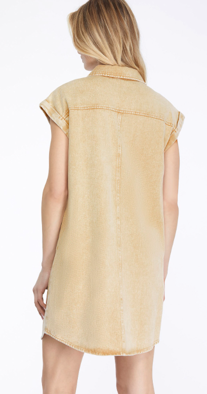 Taupe Pocket Detail Dress