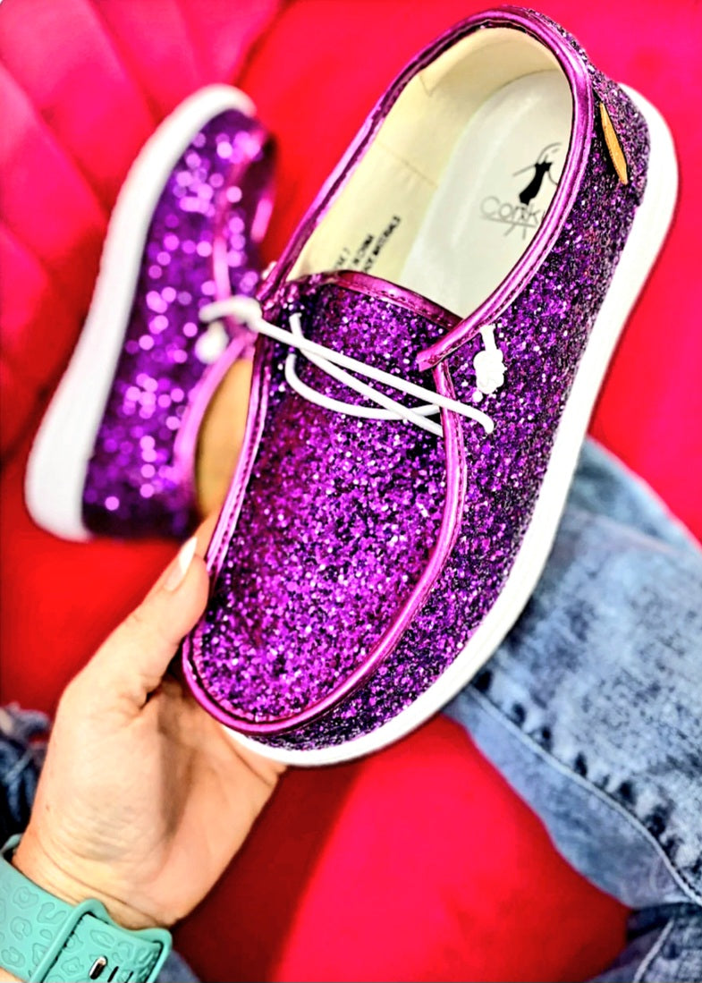 Purple Glitter Kayak