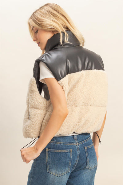 Sherpa Puffer Vest