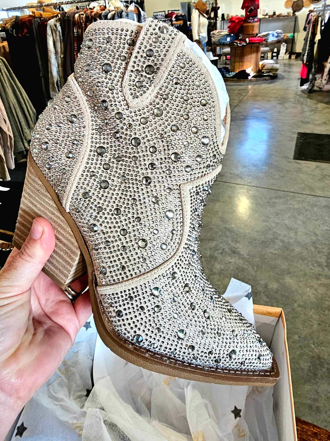 Sparkle Cowboy Bootie