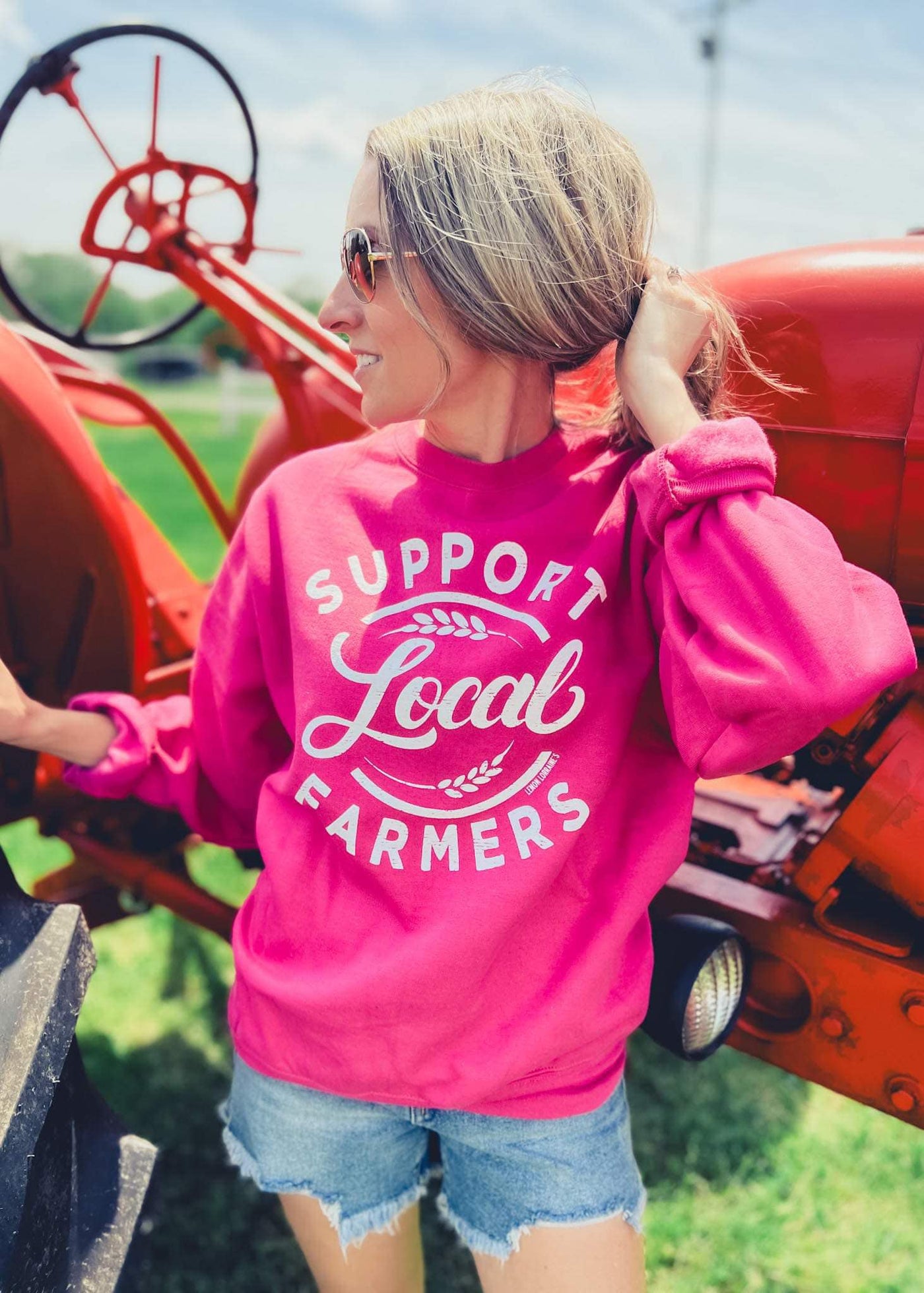 Pink Support Local Farmers