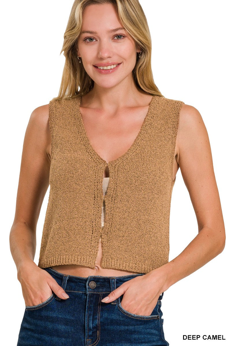 Hook and Eye Sweater Vest