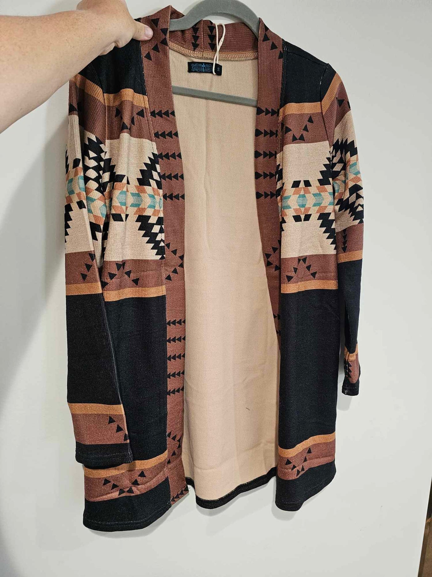 Tan Tribal Cardigan