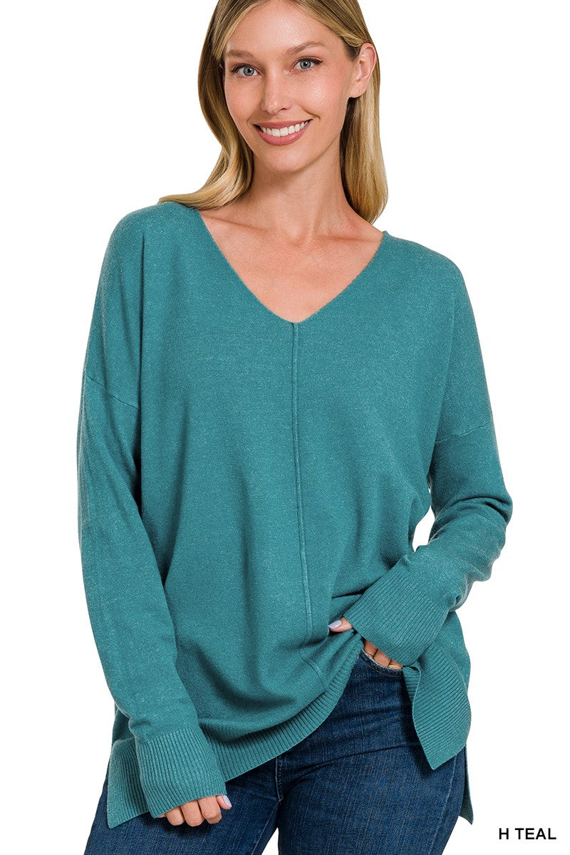 Zenana Teal Sweater