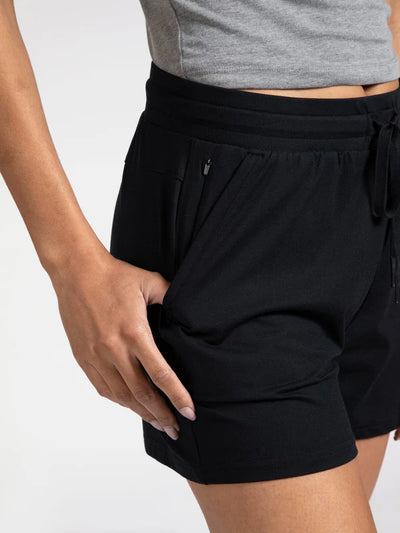 Black Drawstring Shorts