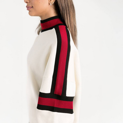 Nebraska Cornhuskers Colorblock Turtleneck