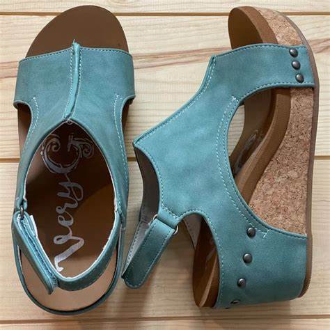 Turquoise Liberty Wedge